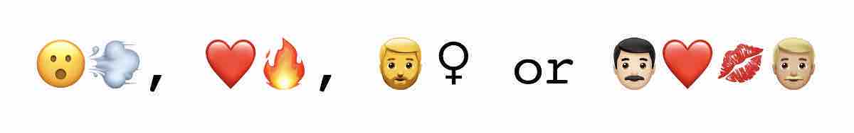 Unicode 13 的 emoji 显示效果